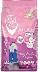 Vancat Bebek Pudralı İnce Taneli 20 kg/23.6 lt Bentonit Kedi Kumu