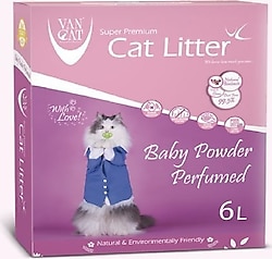 Vancat İnce Taneli 6 lt Bentonit Kedi Kumu