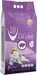 Vancat Lavanta Kokulu 5 kg /5.9 lt İnce Taneli Bentonit Kedi Kumu