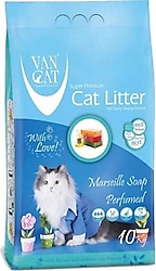 Vancat Marsilya Sabunu Kokulu 10 kg/11.8 lt İnce Taneli Bentonit Kedi Kumu