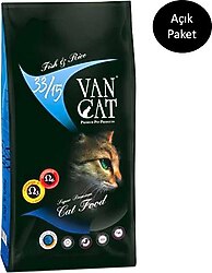 Vancat Somonlu 1 kg Yetişkin Kuru Kedi Maması - Açık Paket