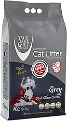 Vancat Aktif Karbonlu 10 lt İnce Taneli Bentonit Kedi Kumu