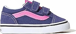 Vans Old Skool V VN000CTGDTW1 Pembe-Mor Bebek Sneaker