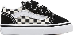 Vans Old Skool V VN0A38JNP0S1 Siyah Damalı Bebek Sneaker