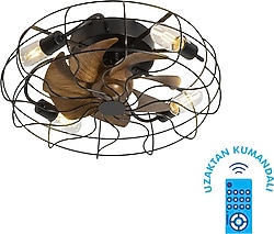 Vanti KCF302 Aydınlatmalı Uzaktan Kumandalı Tavan Vantilatörü