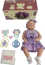 Vardem Aksesuarlı 43 cm Gerçekçi Bebek KNG-902-5A