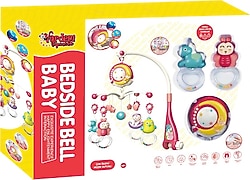 Vardem BIB-648A-54 Işıklı Müzikli Kumandalı Kırmızı Bebek Dönencesi