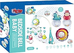 Vardem BIB-648A-55 Işıklı Müzikli Kumandalı Mavi Bebek Dönencesi
