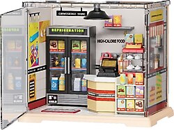 Vardem EP601 Işıklı Minyatür Market Seti 92 Parça Maket Seti
