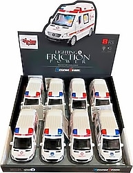 Vardem HT-7737 Sürtmeli Işıklı Sesli Ambulans ve Polis Arabası