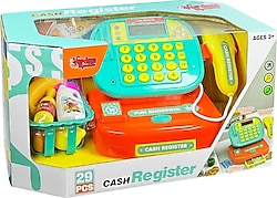 Vardem 29 Parça Işıklı Hesap Makineli Yazar Kasa LS820A57-8