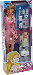 Vardem Kutulu Aksesuarlı Doktor 29 cm Bebek WG-115225A