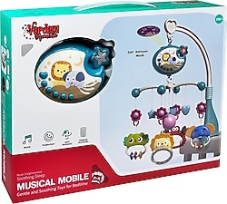 Vardem Oyuncak BIB-698-84 Işıklı Müzikli Bebek Dönencesi