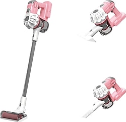 Vardem Pembe Elektrikli Oyuncak Dikey Süpürge LS8803C