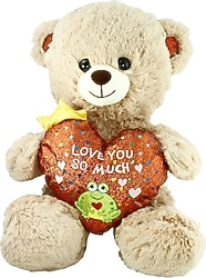 Vardem PJH2323 Kalpli Ayı Love You 30 cm Peluş Oyuncak