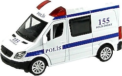 Vardem TIN-588A-POL Çek Bırak 1:30 Işıklı Sesli Metal Polis Aracı