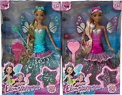 Vardem WG-661043 Aksesuarlı Kanatlı ve Asalı Bebek