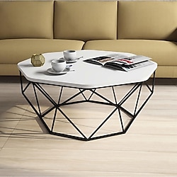 Variant Mobilya Diamond Metal Ayaklı Orta Sehpa