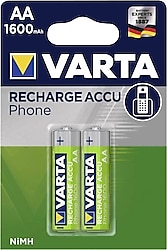 Varta 58399 1600 mAh 2'li Şarjlı AA Kalem Pil