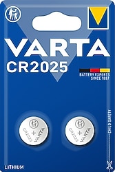 Varta CR2025 3 V 2'li Lityum Düğme Pil