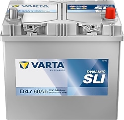 Varta Blue Dynamic D47 12 V 60 Ah 540 CCA Akü