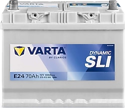 Varta Blue Dynamic E24 12 V 70 Ah 630 CCA Akü