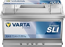 Varta Blue Dynamic E43 Alçak 12 V 72 Ah 680 CCA Akü - 2026