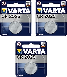 Varta CR2025 3V 3'lü Lityum Düğme Pil