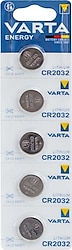 Varta CR2032 3V 5'li Lityum Düğme Pil