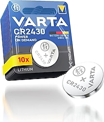 Varta CR2430 3V 10'lu Lityum Düğme Pil