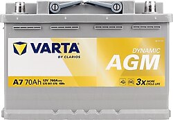 Varta Dynamic A7 Start-Stop AGM 12 V 70 Ah 760 A Akü - 2024