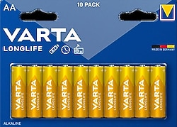 Varta Longlife 10'lu Alkalin AA Kalem Pil