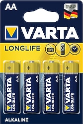 Varta Longlife 4'lü Alkalin AA Kalem Pil