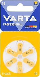 Varta 10 Numara 6'lı İşitme Cihazı Pili