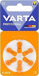 Varta 13 Numara 6'lı İşitme Cihazı Pili