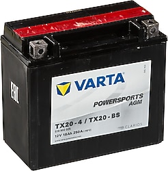 Varta Powersports AGM TX20-4 12 V 18 Ah 250 CCA Motosiklet Aküsü