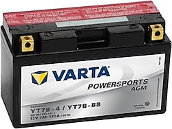 Varta Powersports AGM YT7B-BS 12 V 7 Ah 120 A EN Motosiklet Aküsü