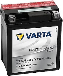 Varta Powersports AGM YTX7L 12 V 6 Ah Motosiklet Aküsü