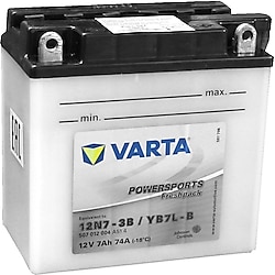 Varta Powersports Freshpack 12N7-3B 12 V 7 Ah 74 CCA Motosiklet Aküsü