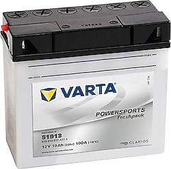Varta Powersports Freshpack 51913 12 V 19 Ah 100 CCA Motosiklet Aküsü