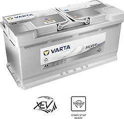 Varta Silver Dynamic A4 AGM 105 Ah 950 CCA Akü
