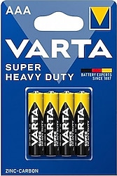 Varta Super Heavy Duty 4'lü Çinko Karbon AAA İnce Kalem Pil