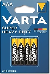 Varta Superlife 4'lü AAA İnce Kalem Pil