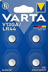 Varta V13GA LR44 1.5 V 4'lü Alkalin Düğme Pil