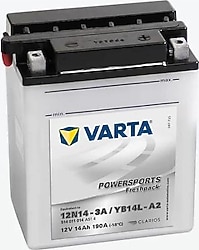 Varta YB14L-A2 12 V 14 Ah 190 CCA Motosiklet Aküsü