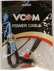 VCOM CE033-1.5MT 1.5 m Güç Kablosu
