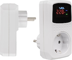 Vea VE-22393 16 A 3520 W Dijital Göstergeli Akım Korumalı Priz