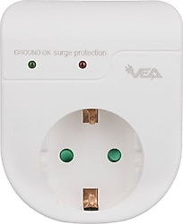 Vea VE-22416 3500 W Led Göstergeli Tekli Akım Korumalı Priz