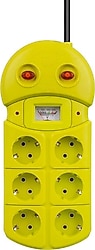 Vea VE-970B Anahtarlı 1.5 m 6'lı Akım Korumalı Priz