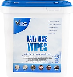 Vebox Daily Use Wipes Günlük Kullanım Kova Islak Mendil 250 Yaprak